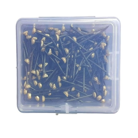 TWCTUWEN Photo Frame Copper Nail Box Round Nail Picture Hanging Nail Photo Frame Nail Hardware 1 Box 60pc 1 Protractor Woodworking T Woodworking Metal Woodworking Protractor Woodworking Marking Gauge