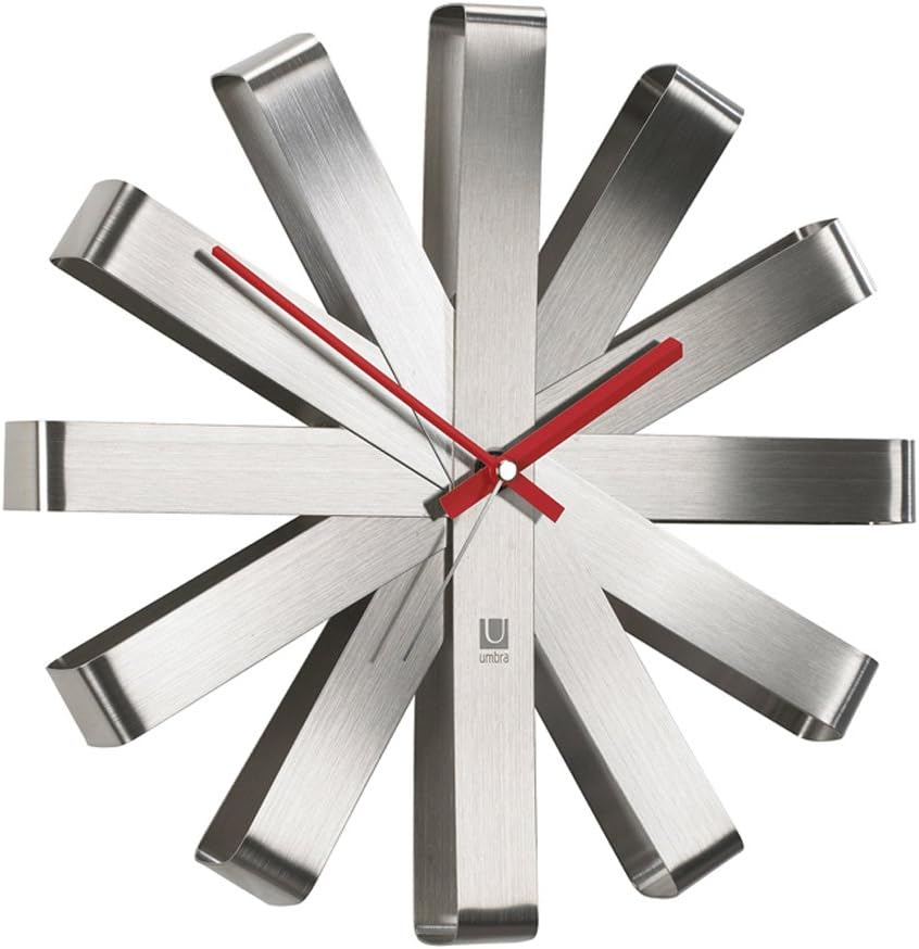 Umbra Ribbon Wall Clock 12-Inch