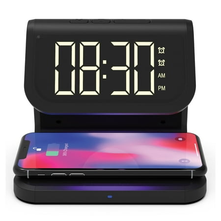 UV Sterilizer Wireless Charger - Dual Alarm Clock (SC-6035QUV)