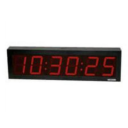 Valcom VIP-D640A - Clock - rectangular - electronic - wall mountable - 24.49 in x 6.73 in