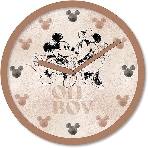 Walt Disney Mickey Mouse Wanduhr Oh Boy Mickey & Minnie