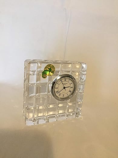 Waterford Crystal Large Square Offset Clock