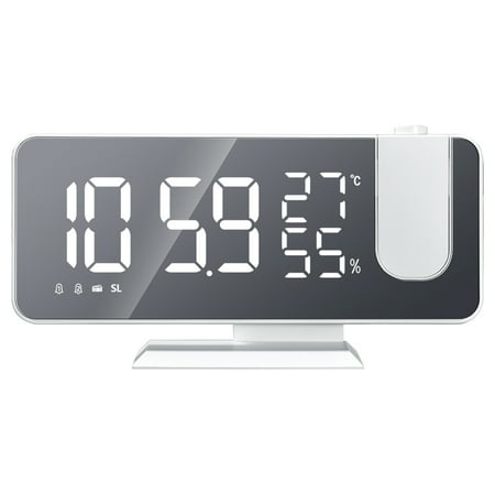 Weis 1 set of LED Screen Projection Clock Weather Forecast Clock Thermo-hygrometer