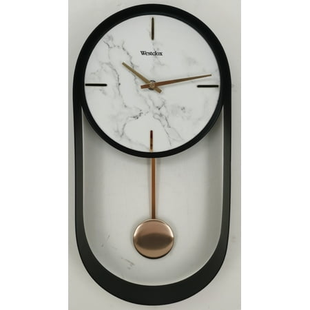 Westclox Analog Modern Pendulum Wall Clock with Quartz Accuracy- Model# 33410