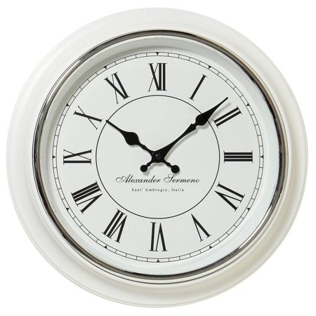 White Classic Analog Wall Clock