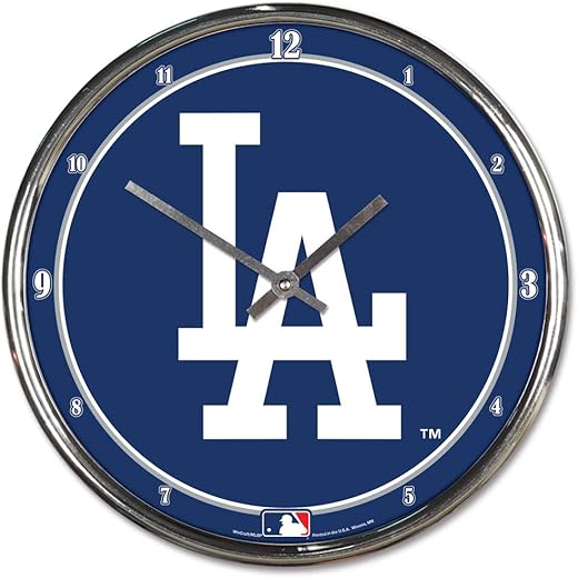 WinCraft MLB Chrome Clock, 12 x 12