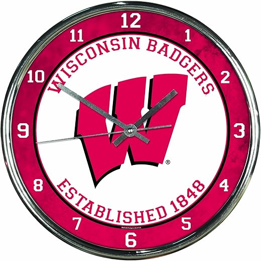 Wincraft NCAA Chrome Clock