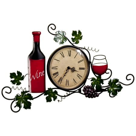 Wine Wall Clock