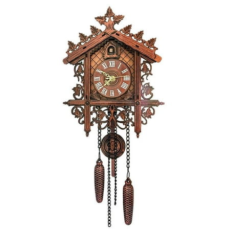 Wooden Cuckoo Wall Clock for Bedroom Decoration 2