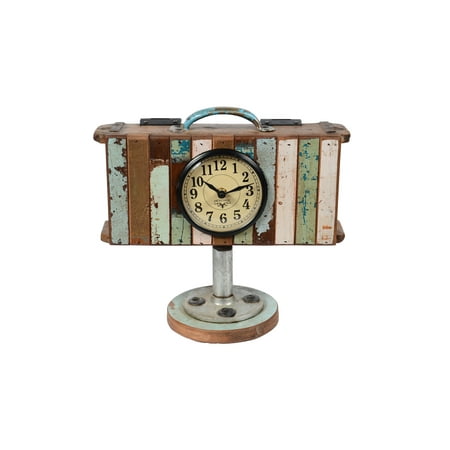 Wooden Table Clock made from Reclaimed Wood