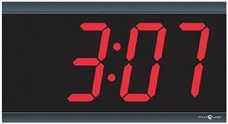 11-1/2" Digital Synchronized LED POE Clock, Black