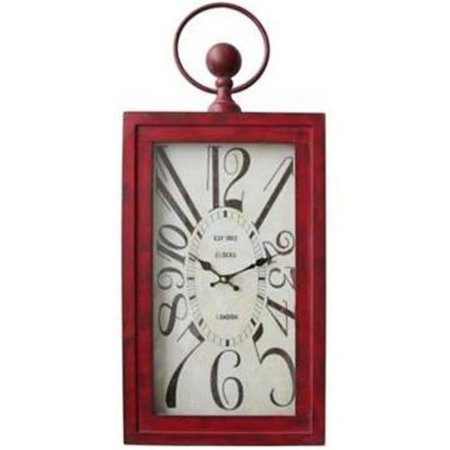 Yosemite Waverly Red Wall Clock - Red