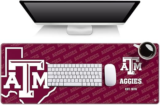 YouTheFan NCAA Texas A&M Aggies Logo Series Desk Pad SMU