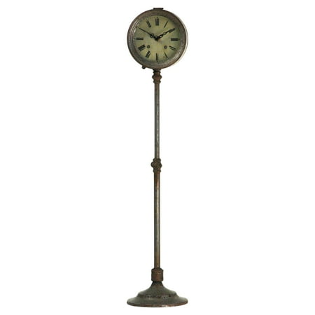 Zentique 31 in. Iron Floor Clock