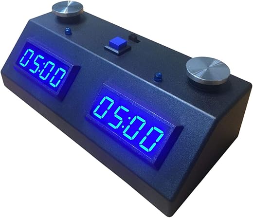 ZmartFun II Digital Chess Clock - Black/Blue