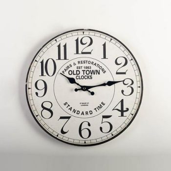 Set of 2 Old Town Clocks Wall Clock