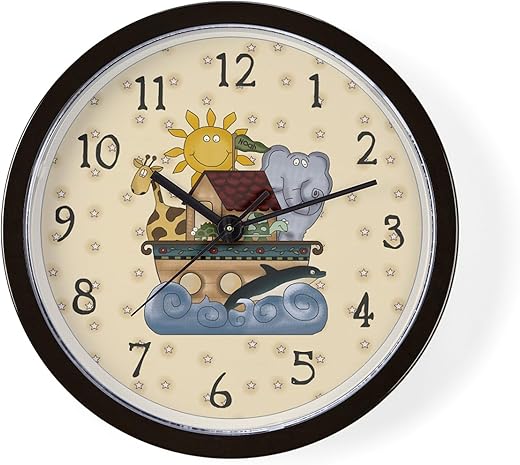 CafePress Noah's Ark Unique Decorative 10" Wall Clock