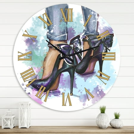 Designart 1 in Quartz Modern/Contemporary Wall Clock