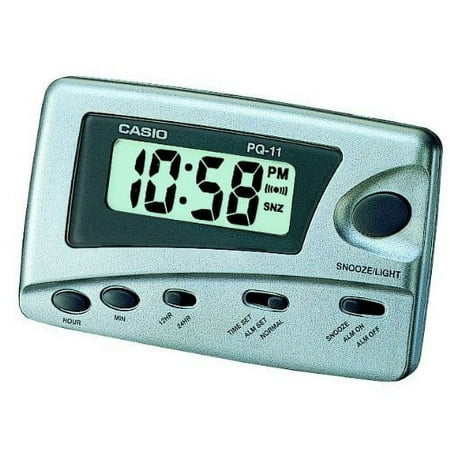 Digital Traveler's Alarm Clock Snooze LED #PQ-11D-8RDF