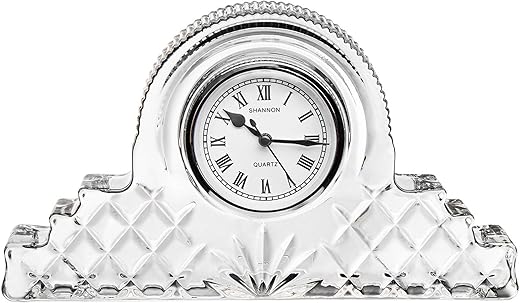 Godinger Crystal Dublin Pattern Clock