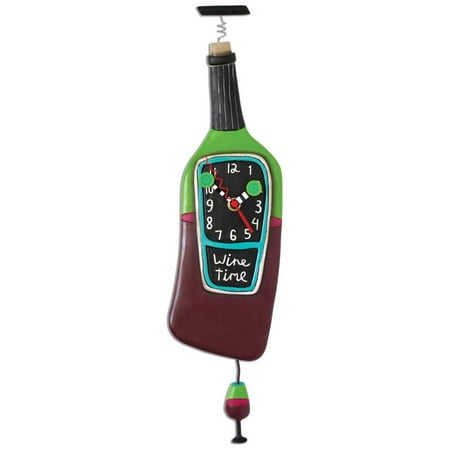 KOUROUU Corked Wine Time Pendulum Clock