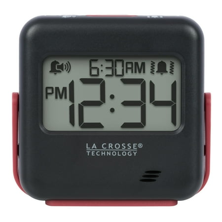 La Crosse Technology 617-43937-Int Digital Loud Buzz and Vibration Alarm clock