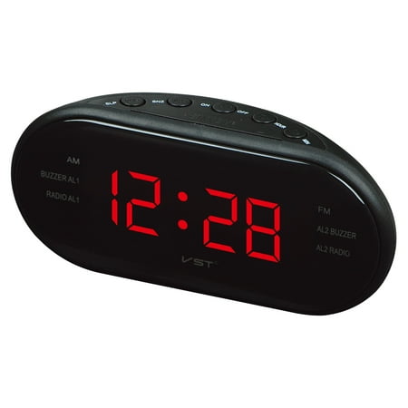 LED alarm clock LED Radio clock control radio alarm clock LED radio clock-red