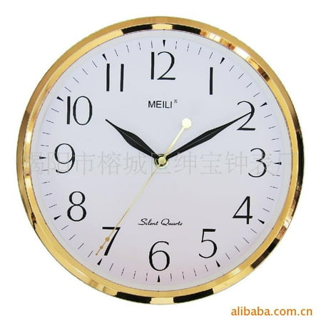 Meili Meili 25cm Fashion Advertising Gift Wall Clock round Wall Clock Export Wall Clock round