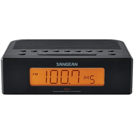 Sangean RCR-5BK AM/FM Digital Tuning Clock Radio