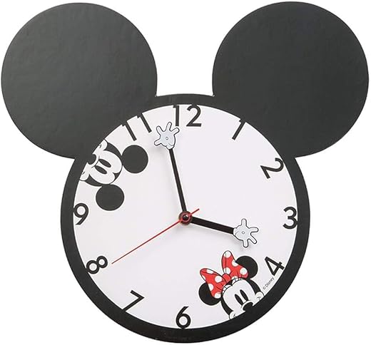 Vandor Disney Mickey & Minnie Mouse Shaped Deco Wall Clock