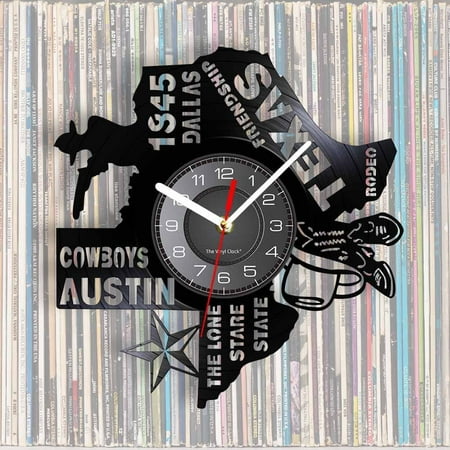 Vinyl Record Wall Clock London Uk Retro Nostalgic Styling Wall Clock Wall Clocks Battery Operated Decorative Wall Clocks