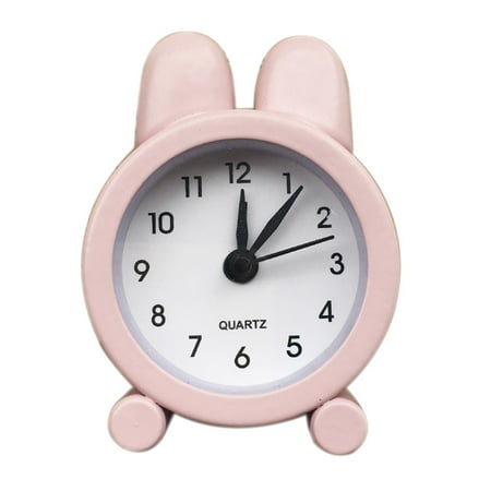 Zedker Cute Mini Metal Alarm Clock, Super Extra Loudest Ringing for Adults, Heavy Sleepers, Teenagers, Alarm Clocks for Bedrooms, Battery Operated Retro Vintage Old School Classic